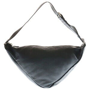 Prada Shoulder Triangle Body Leather Vitello Dino OS Black Bag